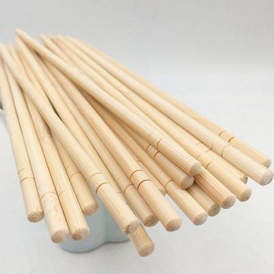 Polished Smooth Insect-resistant Round Bamboo Chopsticks Disposable Eco-friendly Food Grade