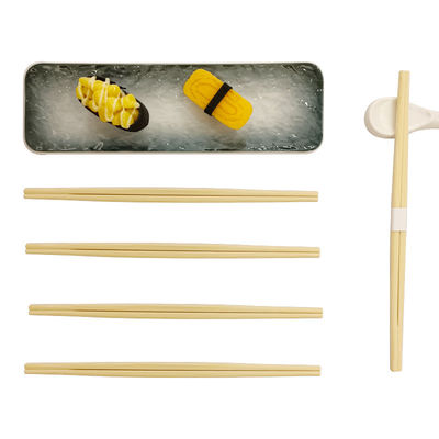 Aanpasbare eenmalige bamboe eetstokjes Natuurlijke kleur/gecarboneerd Ideaal voor sushi en Japanse gerechten Moderne stijl
