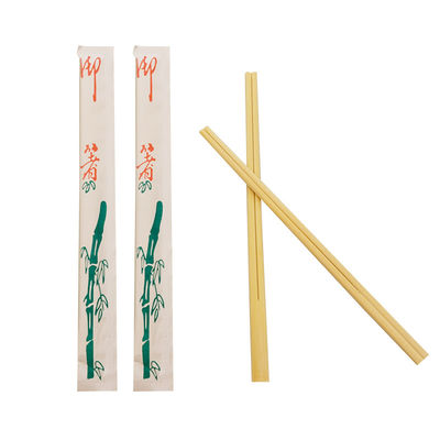 Milieuvriendelijke wegwerpsushi stokken 100% Moso bamboe aangepaste Tensoge stokken platteware type stokken