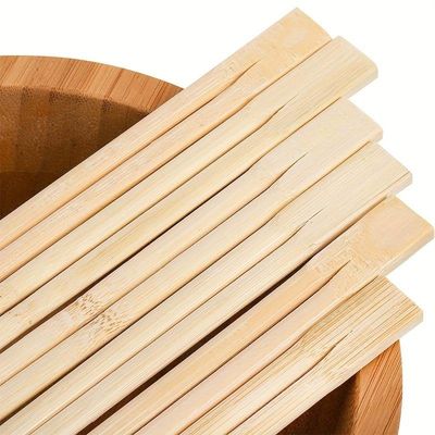 Praktische eenmalige eetstokjes Custom bamboe tweeling eetstokjes gemaakt van natuurlijke bamboe voor gemak en milieubescherming