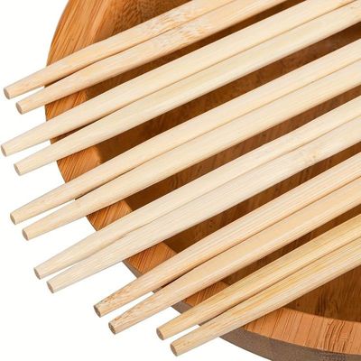 Praktische eenmalige eetstokjes Custom bamboe tweeling eetstokjes gemaakt van natuurlijke bamboe voor gemak en milieubescherming