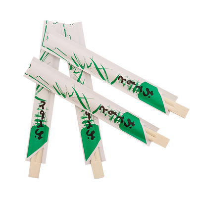 Eco-vriendelijk aangepast logo Acceptabele eenmalige hapjes voor Janpanese Sushi Twin hapjes