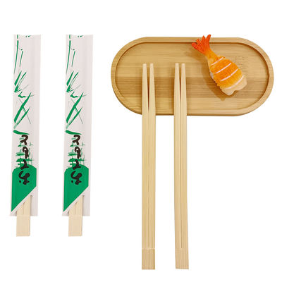 Eco-vriendelijk aangepast logo Acceptabele eenmalige hapjes voor Janpanese Sushi Twin hapjes