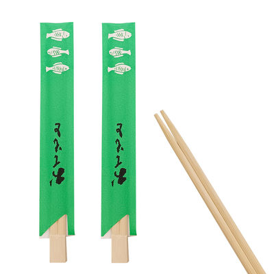 Eensaans bamboe eetstokjes voor bruiloftsfeest Individueel verpakt Sushi eetstokjes Set