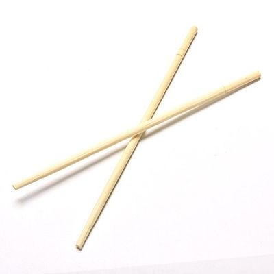 Natuurlijke bamboe wegwerp ronde eetstokjes Bulk Ronde kop wegwerp bamboe eetstokjes voor huishouden/restaurants/hotels