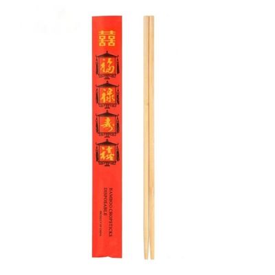 Op maat gemaakte bamboe-sushi Japanse eetstokjes Flatware Type Ronde eetstok voor natuurlijk bamboe materiaal