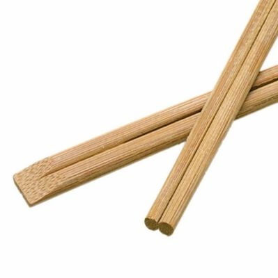 Natuurkleurige koolzuurhoudende eetstokjes Gepersonaliseerde bamboe eetstokjes Gebruikelijk en draagbaar