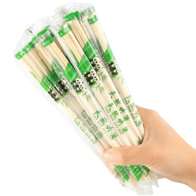 Eenmalige ronde bamboe stokjes met mouw Voor huishouden/restaurants/hotels Monsters gratis.