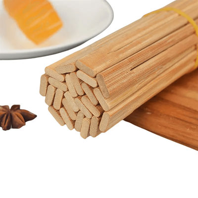 Aesthetische aantrekkingskracht Custom bamboe eetstokjes chemisch vrij composteerbaar
