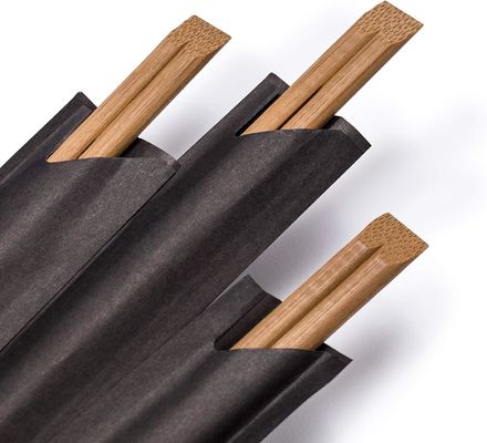Klantenlogo en verpakkingsaanpassingen Verkoolde wegwerpsticks van bamboe van Tensoge voor huishouden / restaurants / hotels