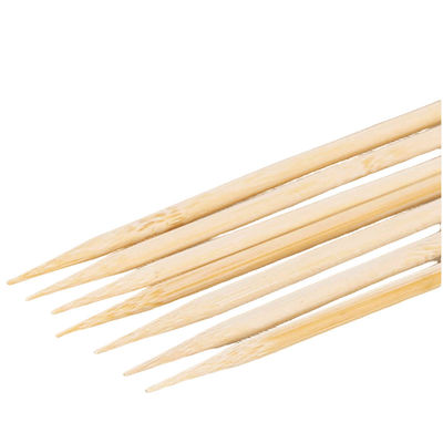 Ronde BBQ bamboe stokjes 4,0 breedte BBQ bamboe spijkers biologisch afbreekbaar