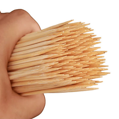 Grade BBQ Bamboe Stokken Natuurlijke kleur Outdoor Bamboe Barbecue Skewers