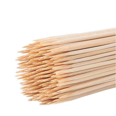 Eenmalige bamboe stokken voor barbecue met 4,0 cm breedte en 50 cm lengte