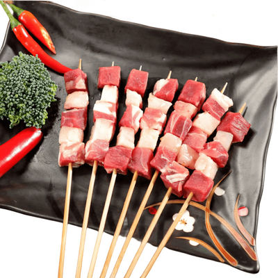 Biologisch afbreekbare bamboe spijkers barbecue spijkers met glad oppervlak