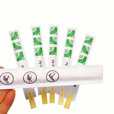 Custom Printed Disposable Cutlery Twin Disposable Bamboo Chopsticks for Restaurant Take Away