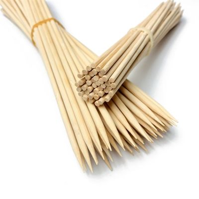 Fabriek direct natuurlijke hoge kwaliteit steak wegwerpbamboe BBQ Skewer Sticks